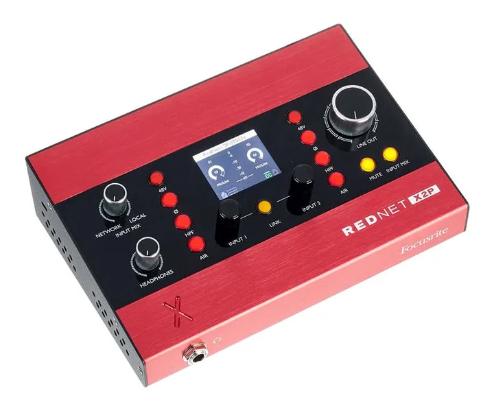 Focusrite RedNet X2P, liitännät takana, kuva 3