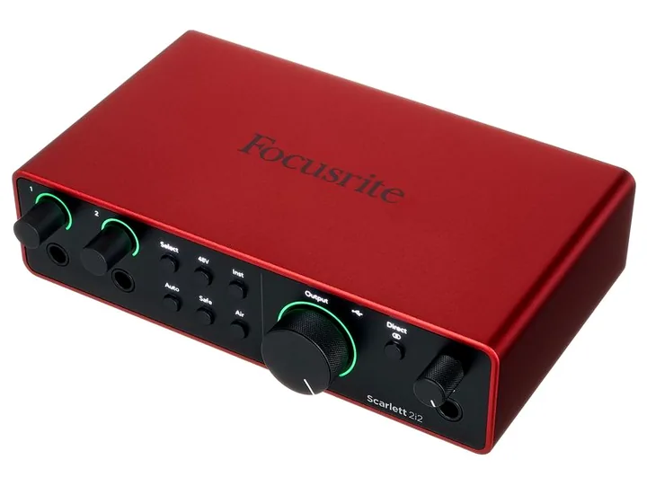 Focusrite Scarlett 2i2 4th Gen. Mic Bund, kotelo sivusta kuvattuna, kuva 2