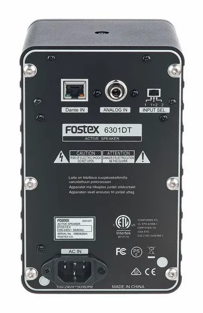 Fostex 6301DT, logo ja pinta, kuva 4