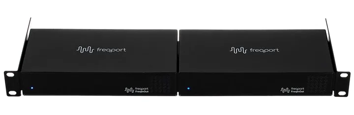 freqport FreqInOut FO1_2RK, tasomittarit ja merkkivalot, kuva 2