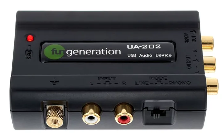 Fun Generation UA-202, laitteen yläpinta, kuva 2