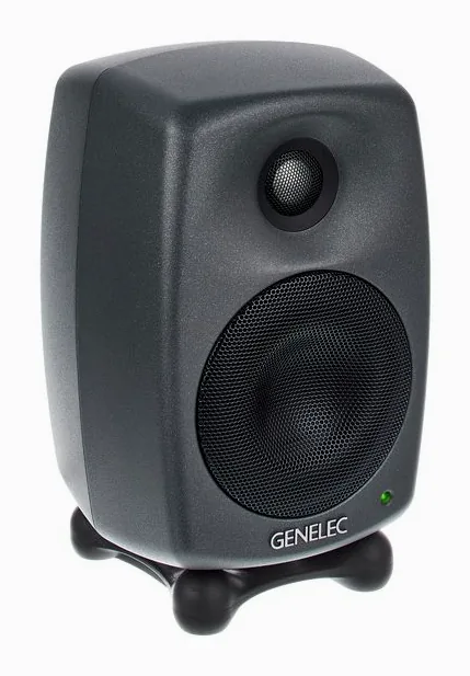 Genelec 8020 DPM Stand Bundle BK, takapaneelin säätimet, kuva 4