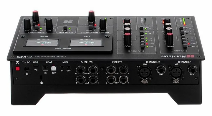 Harrison Audio Flex-10, laitteen yläpinta, kuva 4