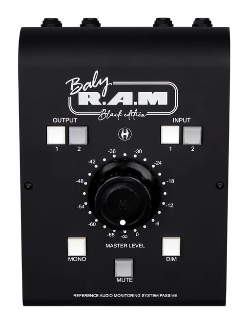 Heritage Audio Baby RAM BK, takapaneeli liitäntöineen, kuva 2