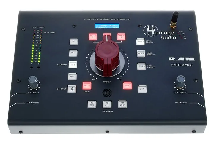 Heritage Audio RAM System 2000, kotelo sivusta kuvattuna, kuva 2