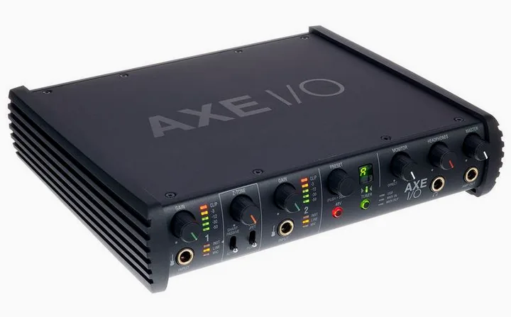 IK Multimedia AXE I/O, tasomittarit ja merkkivalot, kuva 3
