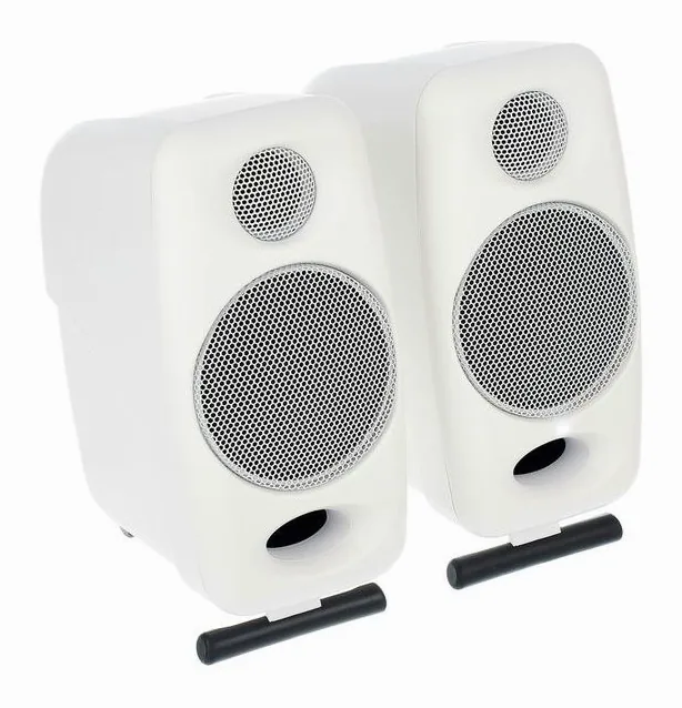 IK Multimedia iLoud Micro Mon. White Edition, logo ja pinta, kuva 3