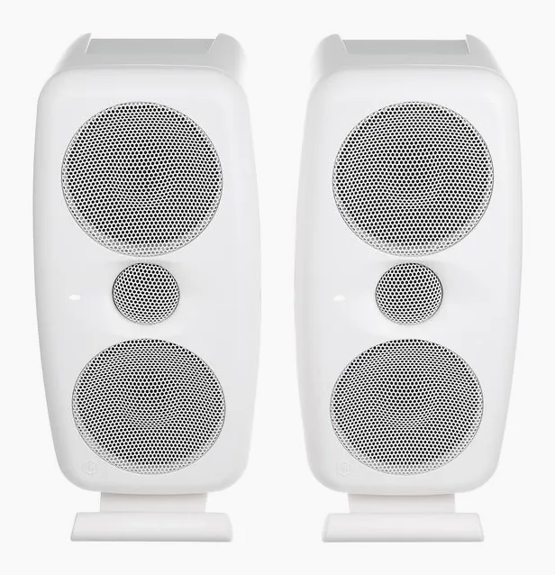 IK Multimedia iLoud MTM MKII White, etupaneeli bassoelementteineen, kuva 3
