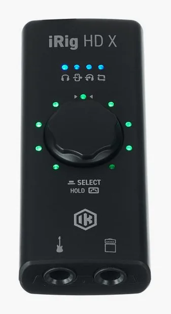 IK Multimedia iRig HD X, tasomittarit ja merkkivalot, kuva 2