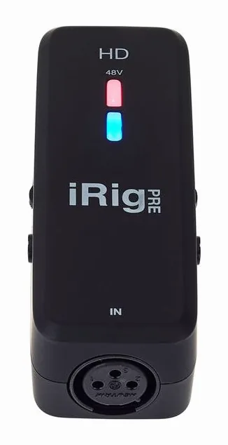 IK Multimedia iRig Pre HD, etupaneeli säätimineen, kuva 2
