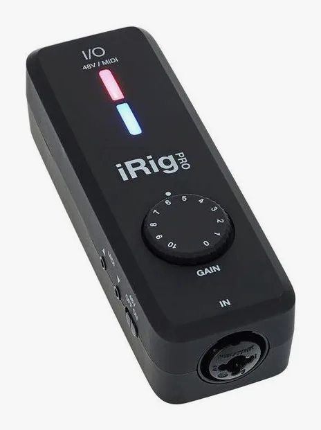 IK Multimedia iRig Pro I/O PSU Bundle, liitännät takana, kuva 4