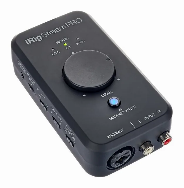 IK Multimedia iRig Stream Pro, laitteen yläpinta, kuva 3