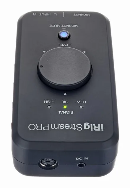 IK Multimedia iRig Stream Pro, kotelo sivusta kuvattuna, kuva 4