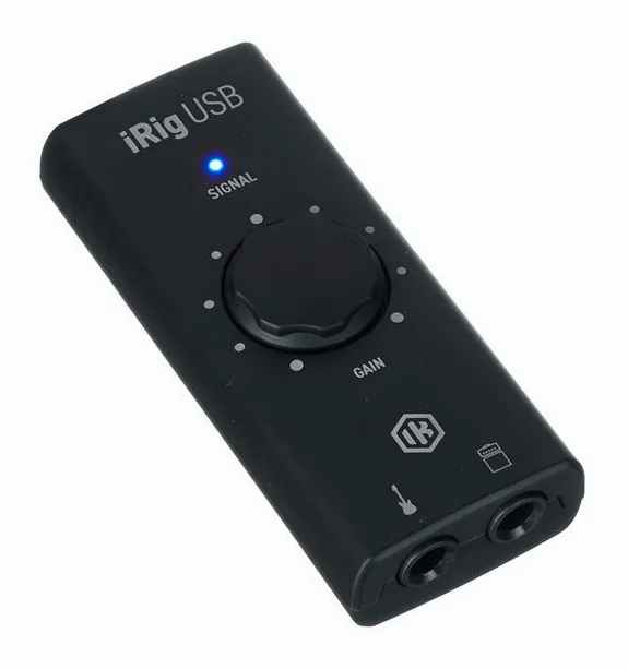 IK Multimedia iRig USB, etupaneeli säätimineen, kuva 3