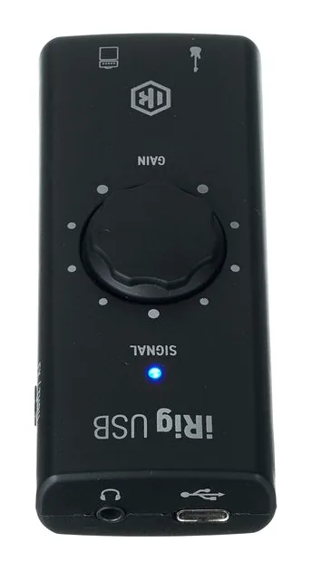 IK Multimedia iRig USB, etupaneeli säätimineen, kuva 4