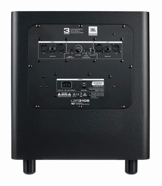 JBL LSR 310 S, kotelo sivusta kuvattuna, kuva 4