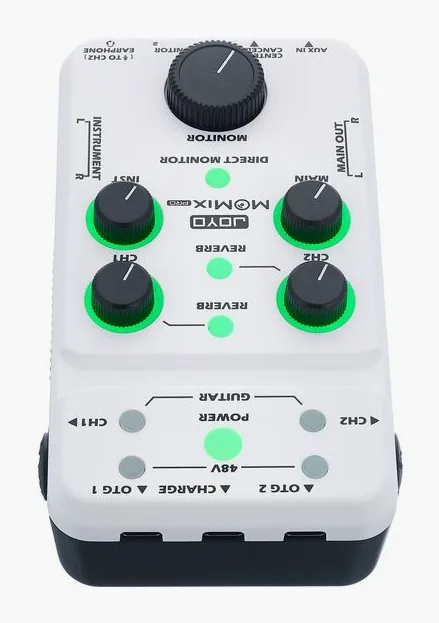 Joyo Momix Pro Portable Interface, tulot etupuolella, kuva 4
