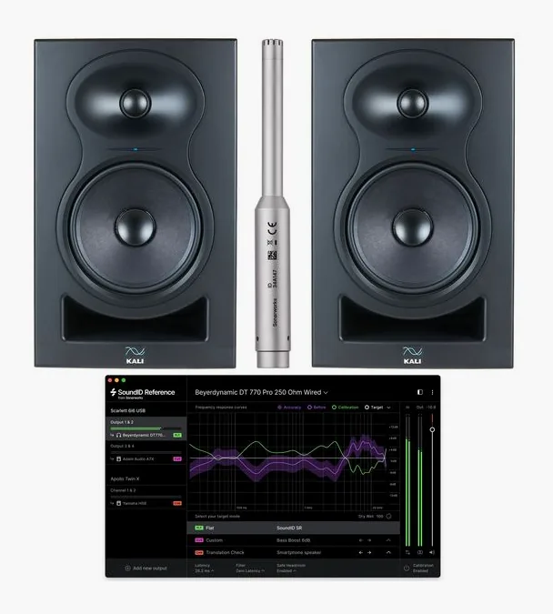 Kali Audio LP-6 2nd Wave Sonarworks Bdl läheltä edestä