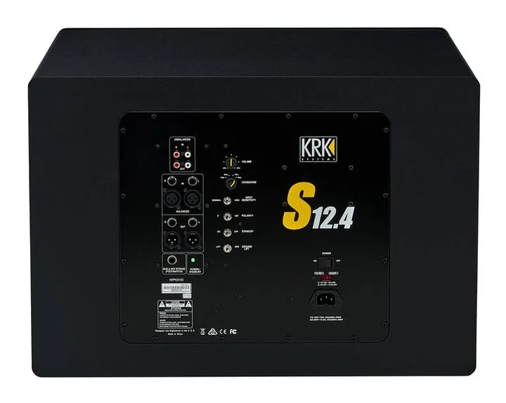 KRK S12G4, etupaneeli bassoelementteineen, kuva 4