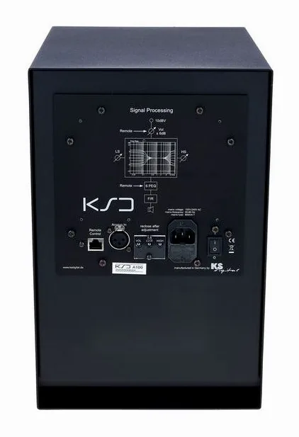 KS Digital A100 Black, logo ja pinta, kuva 4