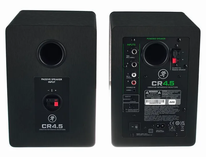 Mackie CR4.5, logo ja pinta, kuva 4