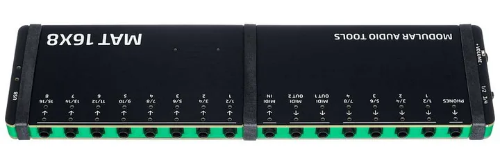 Modular Audio Tools MAT 16X8, kotelo sivusta kuvattuna, kuva 4