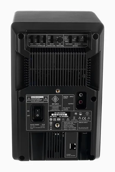 Neumann KH 120 II Black Edition, takapaneelin säätimet, kuva 4