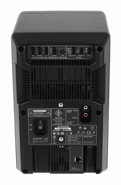 Neumann KH 120 II Bundle, takapaneelin säätimet, kuva 4