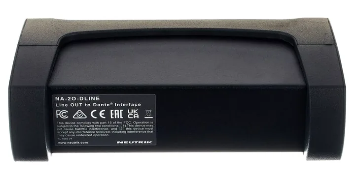 Neutrik NA-2O-DLINE, laitteen yläpinta, kuva 4
