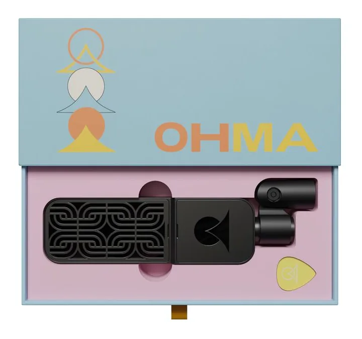 Ohma World Motif Condenser Black & Black, ritilä edestä, kuva 4