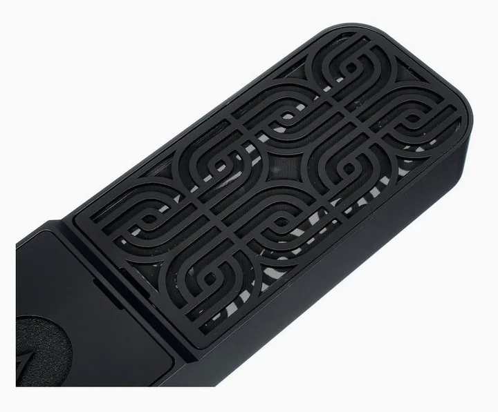 Ohma World Motif Ribbon Black & Black, pidike ja kiinnitys, kuva 4