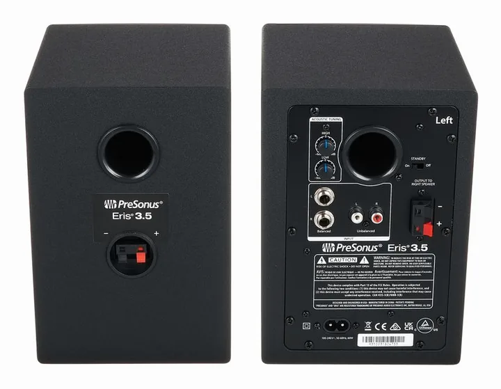Presonus Eris 3.5 2nd Gen Subwoofer Set, kotelo sivusta kuvattuna, kuva 4