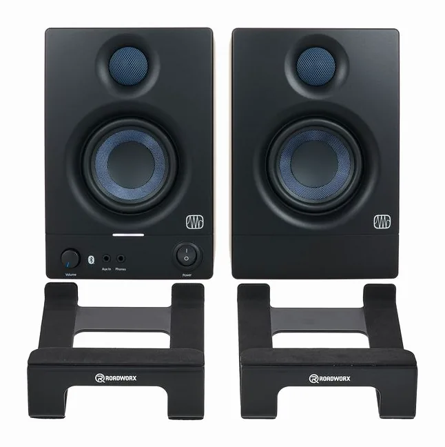 Presonus Eris 3.5BT 2nd Gen Stand Set neutraalia taustaa vasten