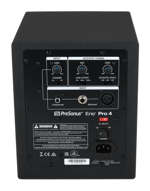 Presonus Eris Pro 4, bassorefleksiaukko, kuva 4