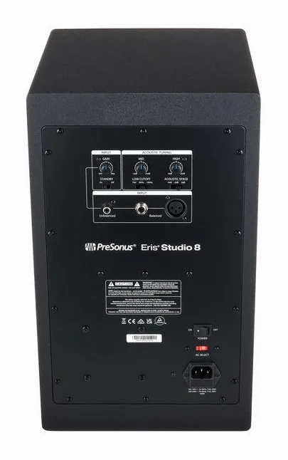 Presonus Eris Studio 8, kotelo sivusta kuvattuna, kuva 4