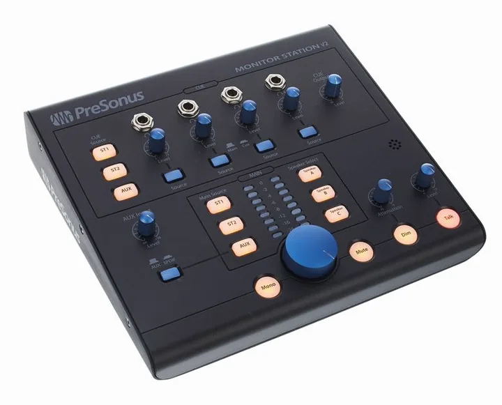 Presonus Monitor Station V2, kotelo sivusta kuvattuna, kuva 3