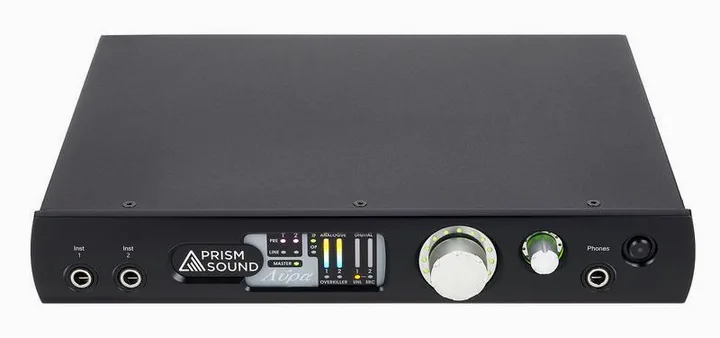 Prism Sound Lyra 2, tasomittarit ja merkkivalot, kuva 2
