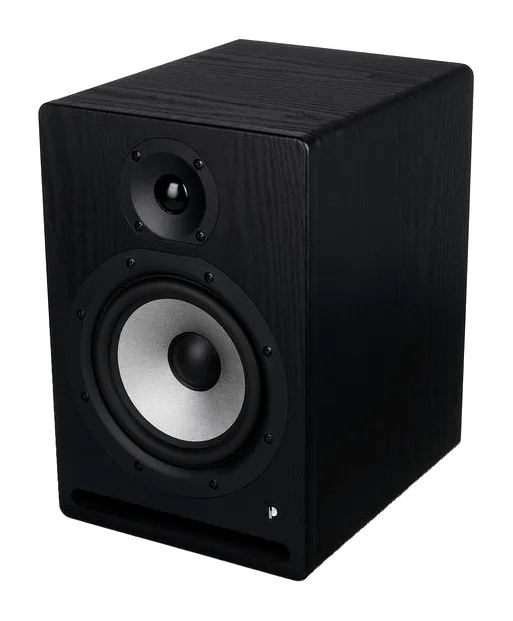 Prodipe Pro 7 V4 Black Wood edestä neutraalia taustaa vasten