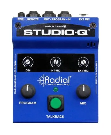 Radial Engineering Studio-Q, takapaneelin säätimet, kuva 2