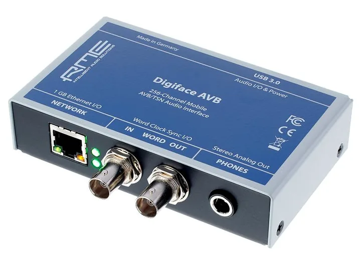 RME Digiface AVB läheltä edestä