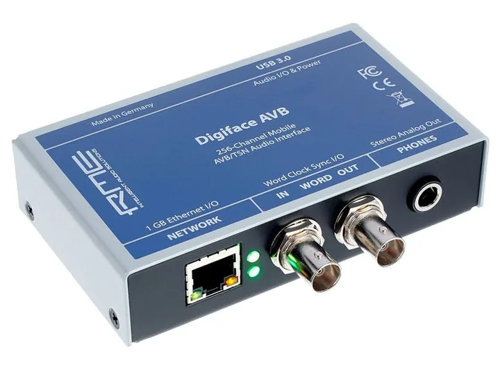 RME Digiface AVB, liitännät takana, kuva 3