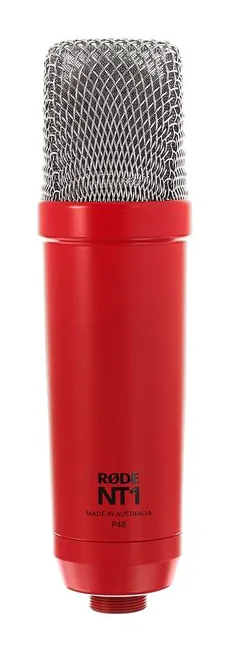 Rode NT1 Signature Red, mikrofonin kori läheltä, kuva 4