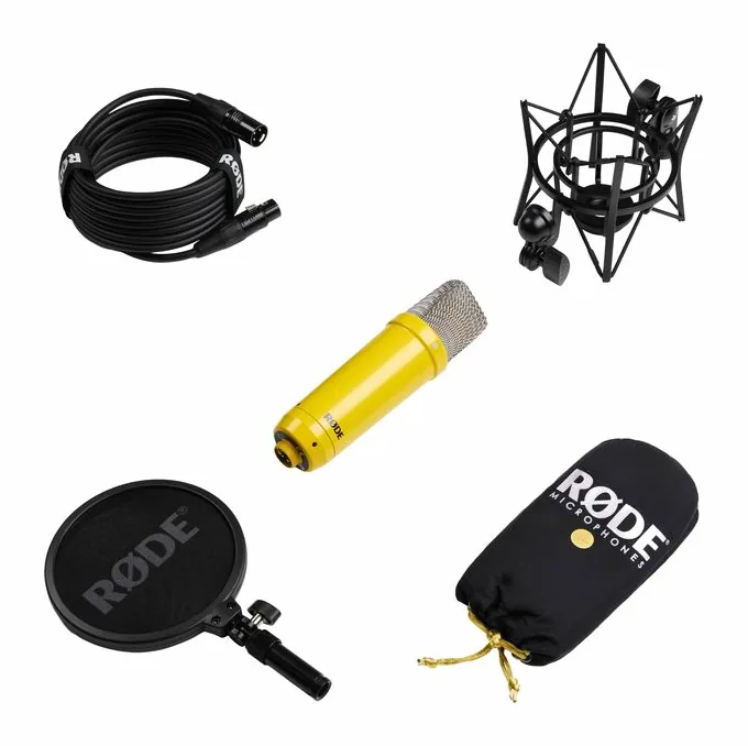 Rode NT1 Signature Yellow, runko sivusta kuvattuna, kuva 4