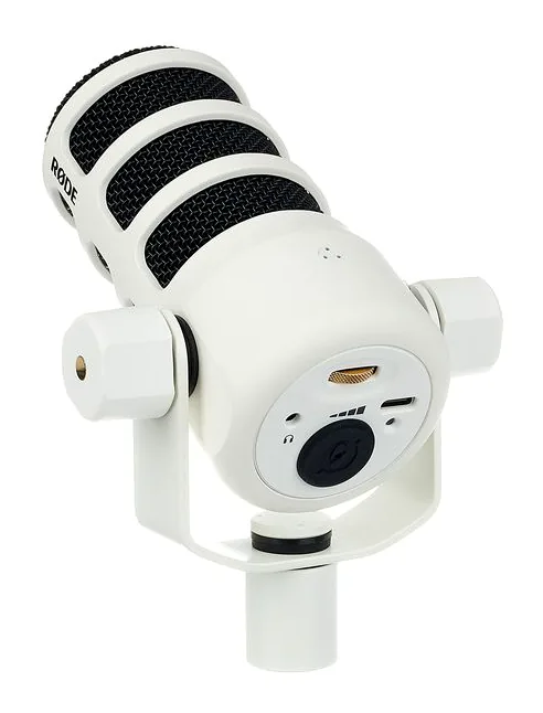 Rode PodMic USB White, XLR-liitin pohjassa, kuva 3