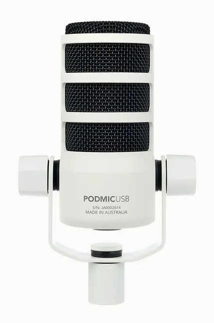 Rode PodMic USB White, XLR-liitin pohjassa, kuva 4