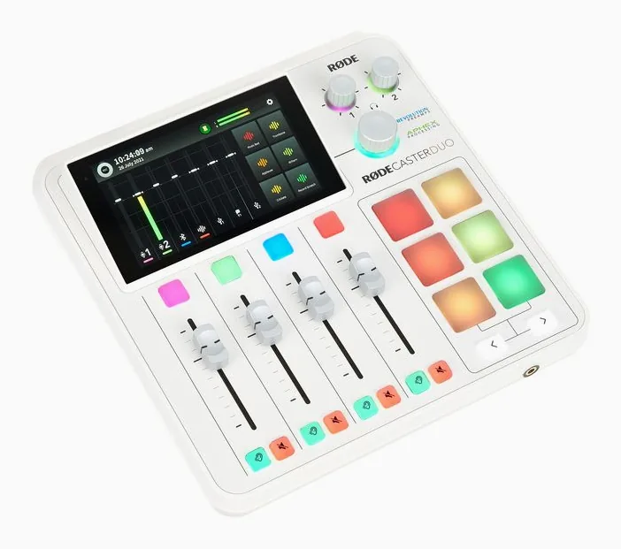 Rode Rodecaster Duo W, laitteen yläpinta, kuva 3
