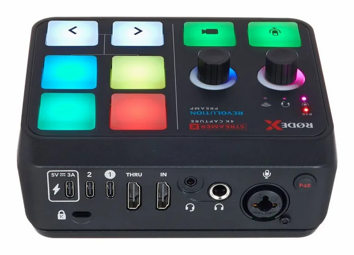 Rode Streamer X, tulot etupuolella, kuva 4