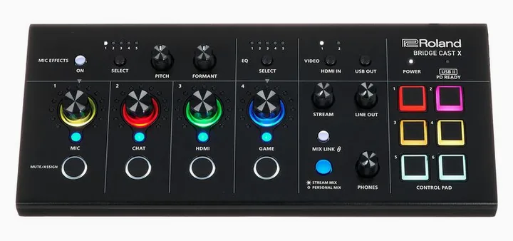 Roland Bridge Cast X, laitteen yläpinta, kuva 2