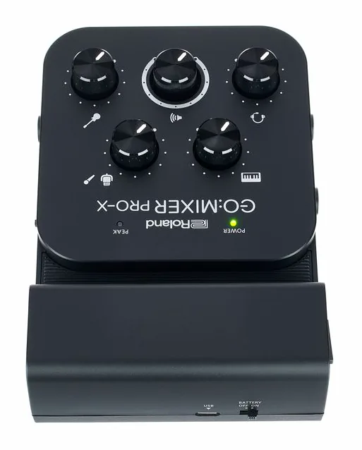 Roland Go:Mixer Pro-X, laitteen yläpinta, kuva 4