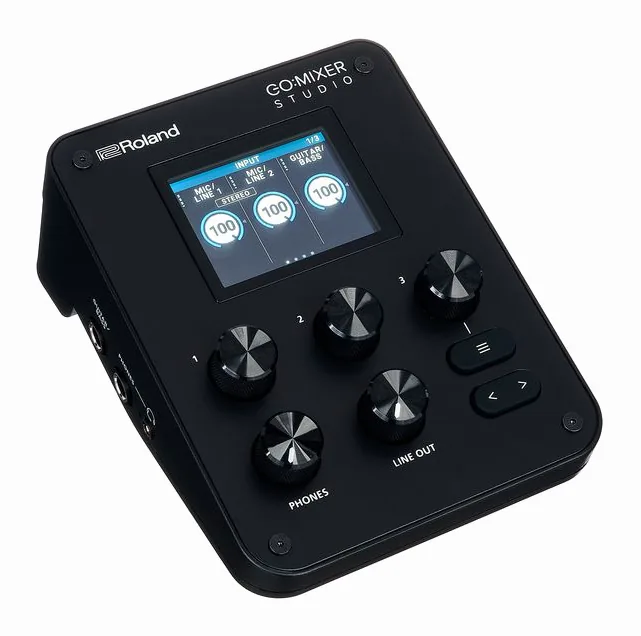Roland GO:MIXER Studio, laitteen yläpinta, kuva 3